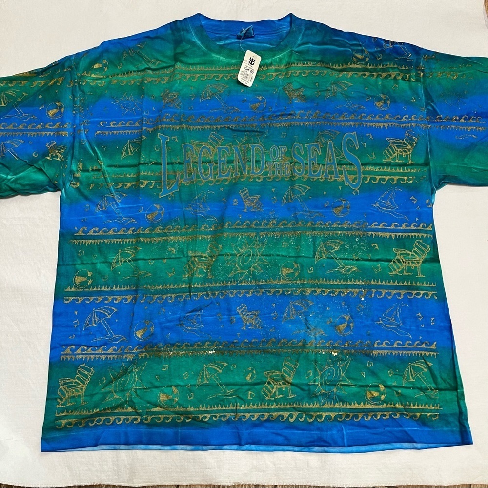 Vintage Legends of the Sea Royal Caribbean Single Stitch T-Shirt NWT
